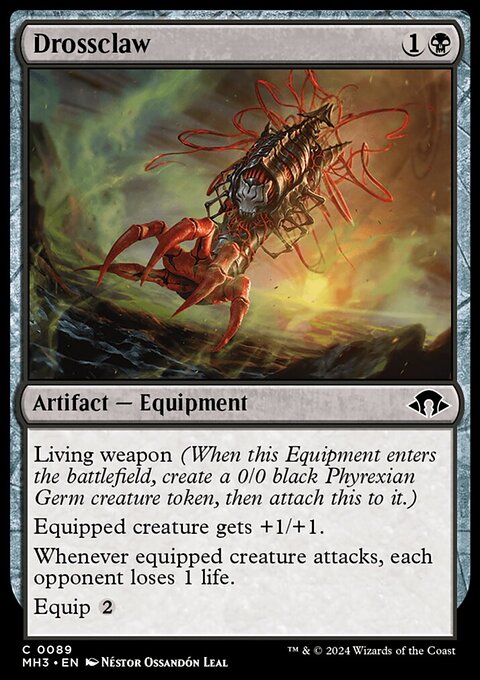 Drossclaw, Modern Horizons 3 #89, Magic: The Gathering card