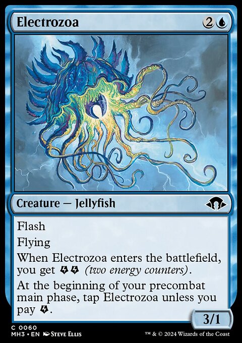 Electrozoa, Modern Horizons 3 #60, Magic: The Gathering card