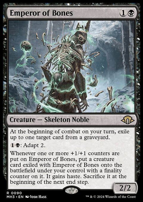 Emperor of Bones, Modern Horizons 3 #90, Magic: The Gathering card