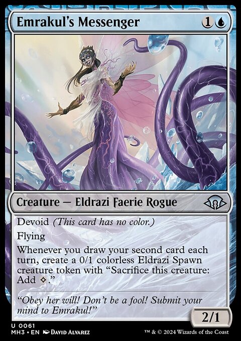 Emrakul's Messenger, Modern Horizons 3 #61, Magic: The Gathering card