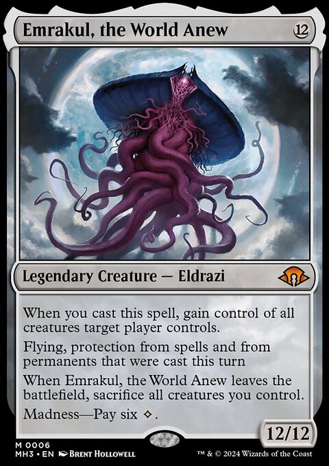 Emrakul, the World Anew, Modern Horizons 3 #6, Magic: The Gathering card