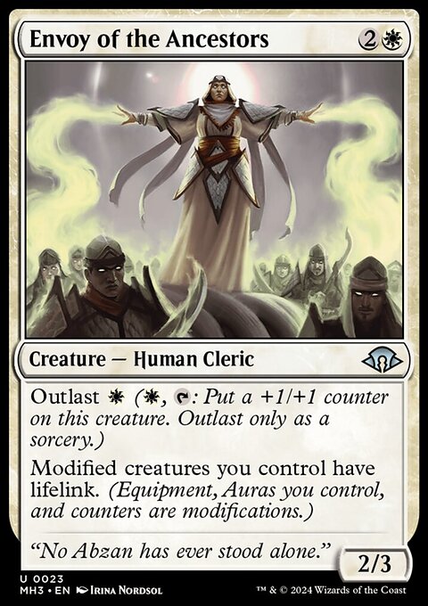 Envoy of the Ancestors, Modern Horizons 3 #23, Magic: The Gathering card