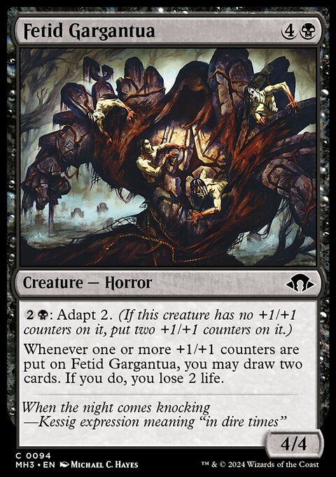 Fetid Gargantua, Modern Horizons 3 #94, Magic: The Gathering card
