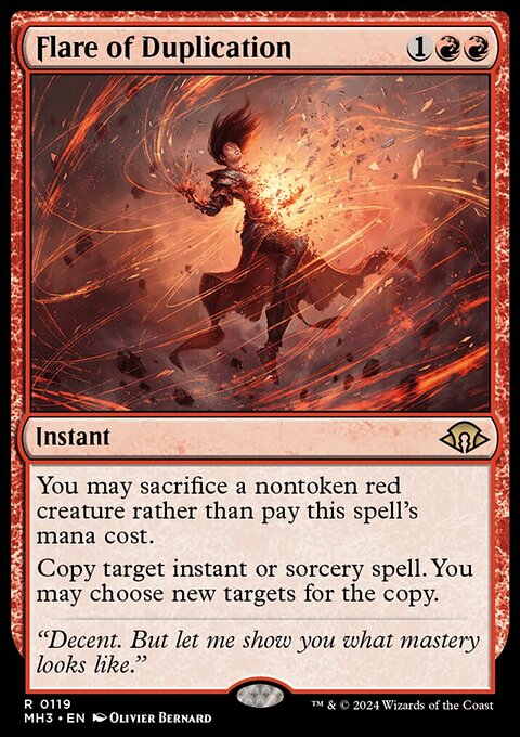 Flare of Duplication, Modern Horizons 3 #119, Magic: The Gathering card