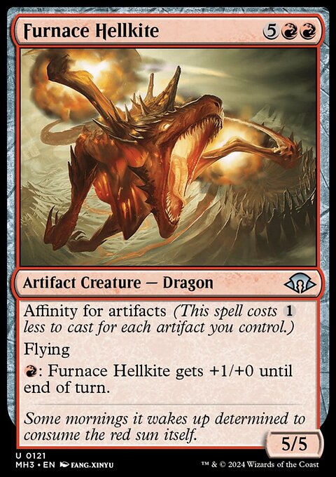 Furnace Hellkite, Modern Horizons 3 #121, Magic: The Gathering card