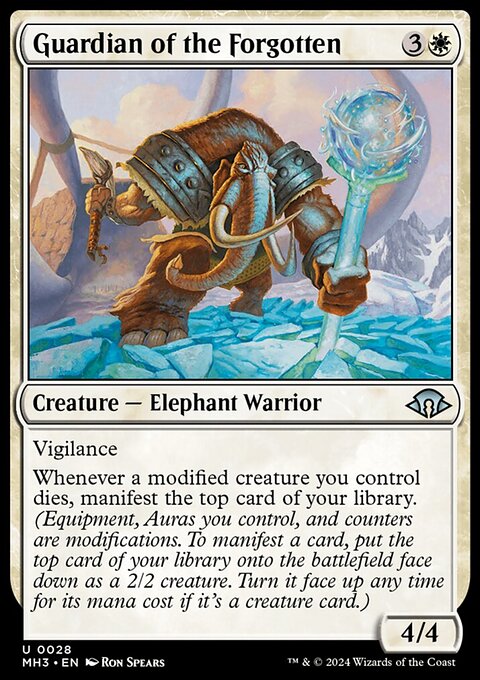 Guardian of the Forgotten, Modern Horizons 3 #28, Magic: The Gathering card