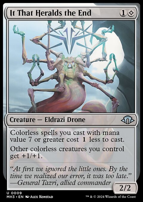 It That Heralds the End, Modern Horizons 3 #9, Magic: The Gathering card