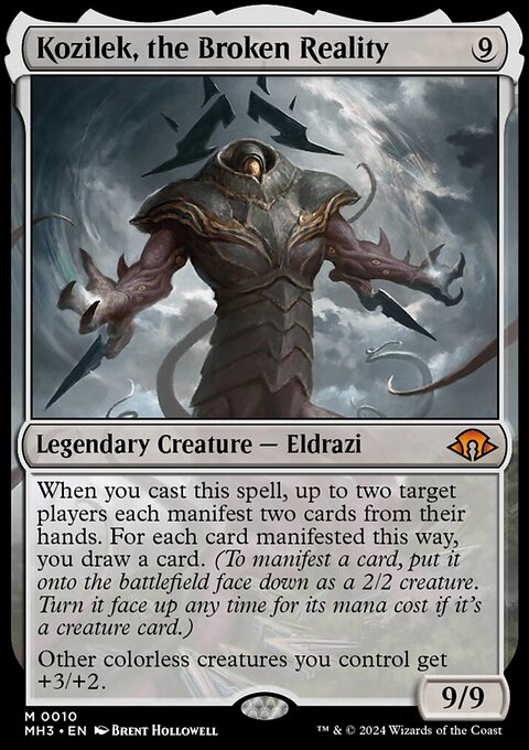 Kozilek, the Broken Reality, Modern Horizons 3 #10, Magic: The Gathering card