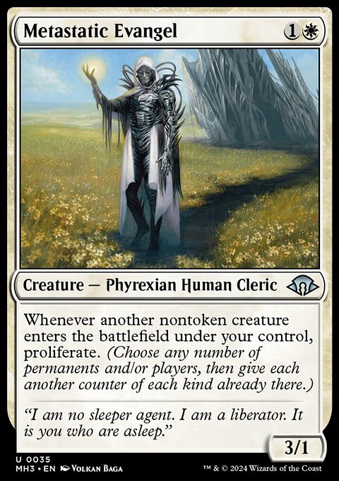 Metastatic Evangel, Modern Horizons 3 #35, Magic: The Gathering card