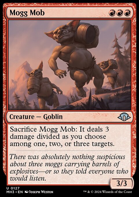 Mogg Mob, Modern Horizons 3 #127, Magic: The Gathering card