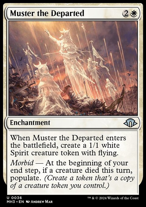 Muster the Departed, Modern Horizons 3 #36, Magic: The Gathering card