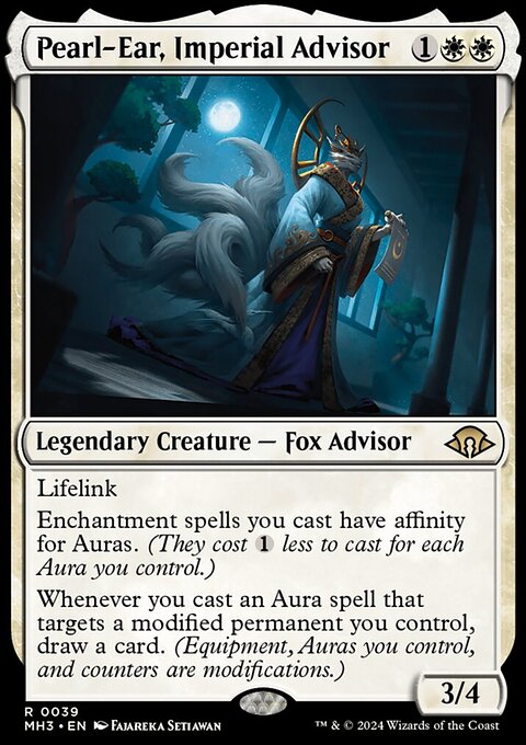 Pearl-Ear, Imperial Advisor, Modern Horizons 3 #39, Magic: The Gathering card