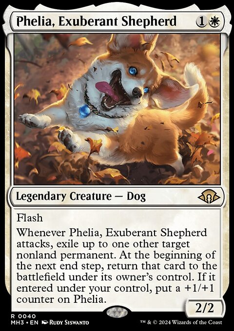 Phelia, Exuberant Shepherd, Modern Horizons 3 #40, Magic: The Gathering card