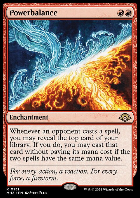 Powerbalance, Modern Horizons 3 #131, Magic: The Gathering card
