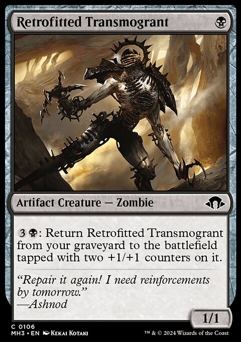 Retrofitted Transmogrant, Modern Horizons 3 #106, Magic: The Gathering card