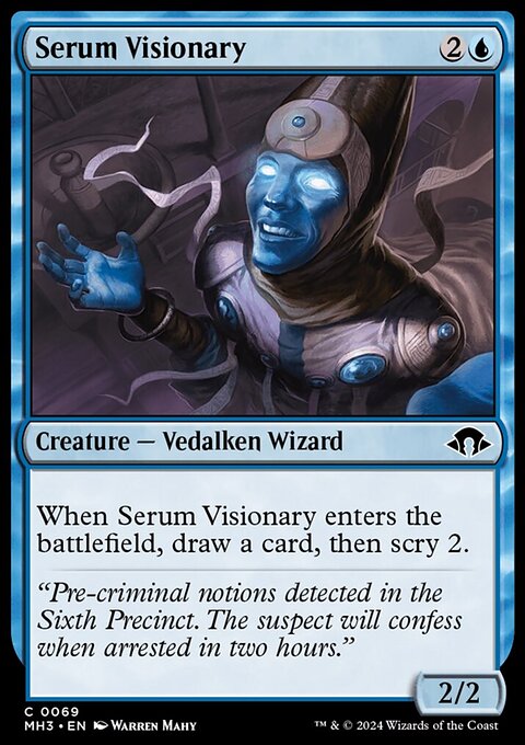 Serum Visionary, Modern Horizons 3 #69, Magic: The Gathering card