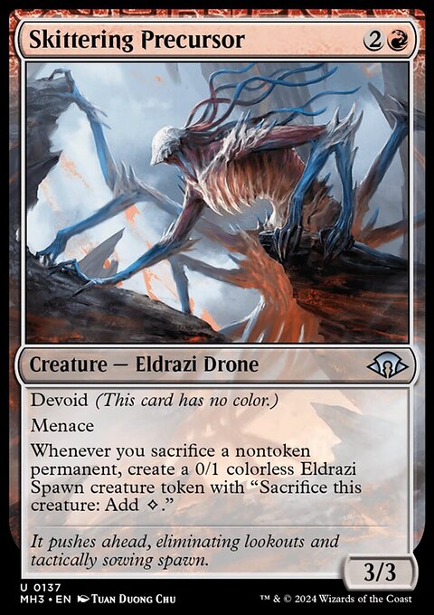 Skittering Precursor, Modern Horizons 3 #137, Magic: The Gathering card