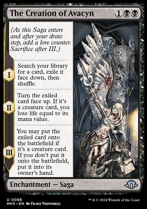 The Creation of Avacyn, Modern Horizons 3 #86, Magic: The Gathering card