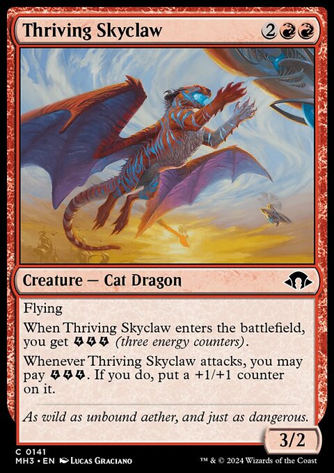 Thriving Skyclaw, Modern Horizons 3 #141, Magic: The Gathering card