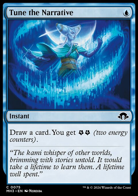 Tune the Narrative, Modern Horizons 3 #75, Magic: The Gathering card