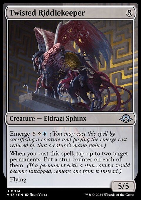 Twisted Riddlekeeper, Modern Horizons 3 #14, Magic: The Gathering card