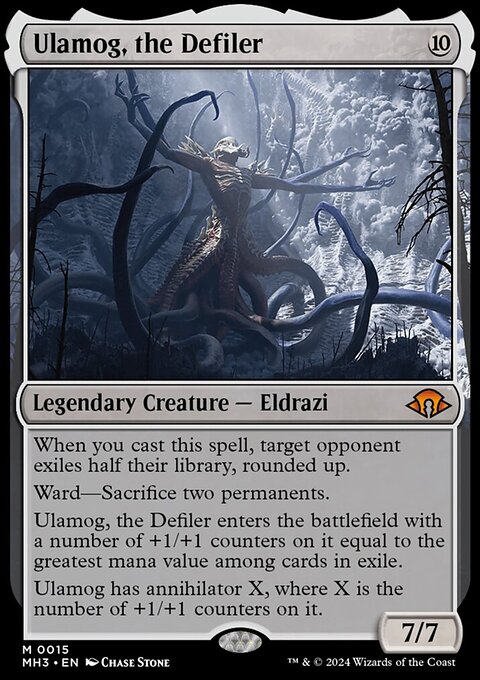 Ulamog, the Defiler, Modern Horizons 3 #15, Magic: The Gathering card