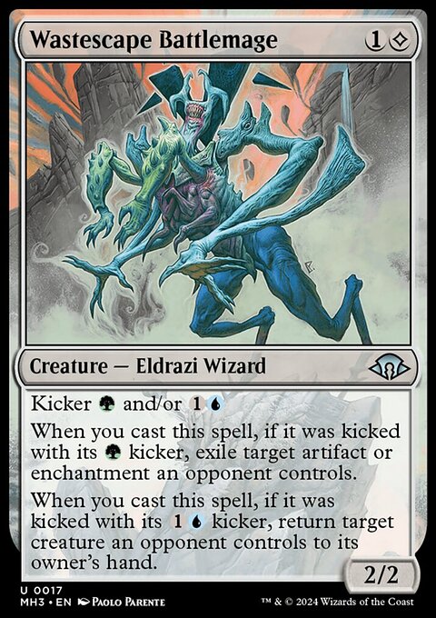 Wastescape Battlemage, Modern Horizons 3 #17, Magic: The Gathering card