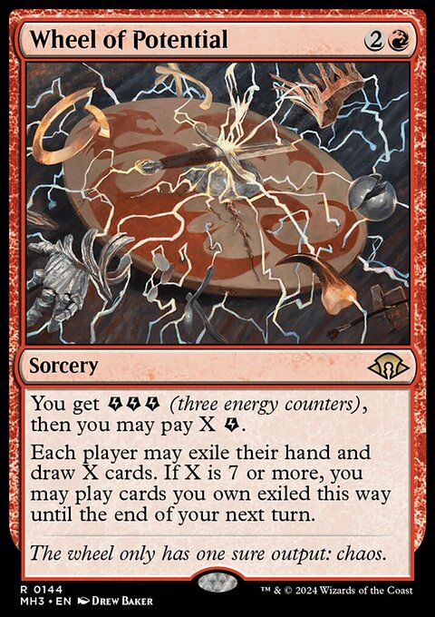 Wheel of Potential, Modern Horizons 3 #144, Magic: The Gathering card