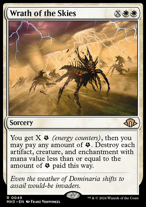 Wrath of the Skies, Modern Horizons 3 #49, Magic: The Gathering card