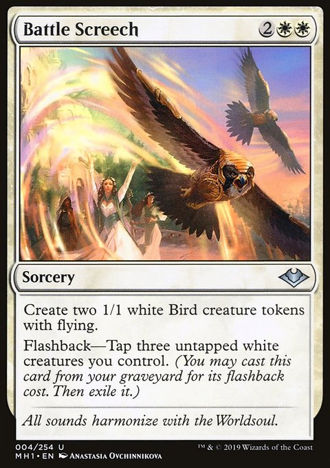 Battle Screech, Modern Horizons #4, Magic: The Gathering card