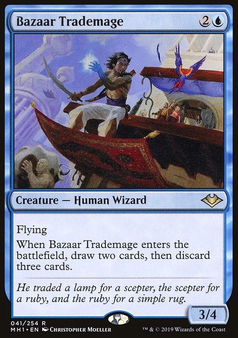 Bazaar Trademage, Modern Horizons #41, Magic: The Gathering card