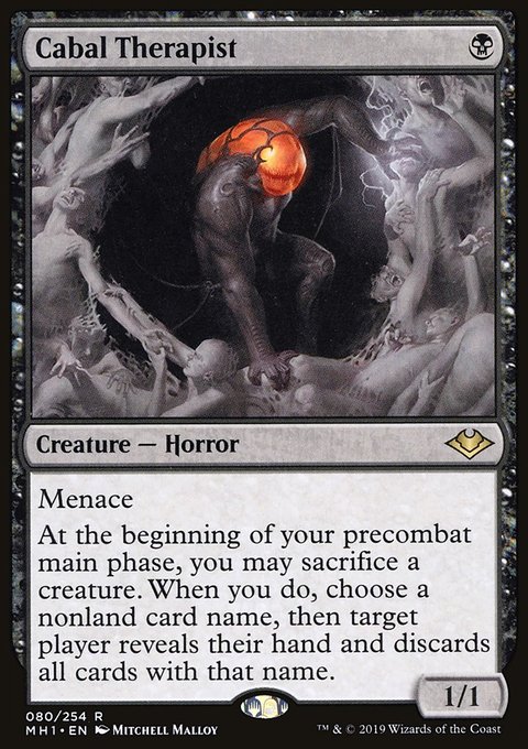 Cabal Therapist, Modern Horizons #80, Magic: The Gathering card
