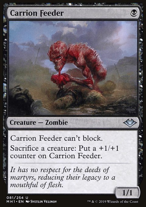 Carrion Feeder, Modern Horizons #81, Magic: The Gathering card