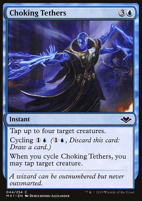 Choking Tethers, Modern Horizons #44, Magic: The Gathering card