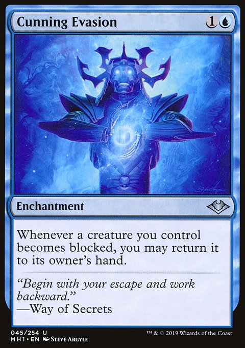 Cunning Evasion, Modern Horizons #45, Magic: The Gathering card
