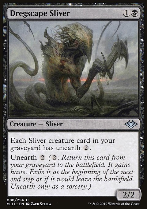 Dregscape Sliver, Modern Horizons #88, Magic: The Gathering card