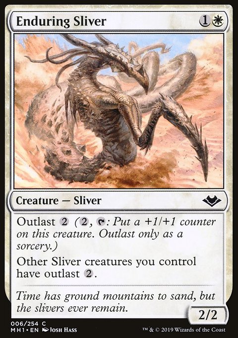 Enduring Sliver, Modern Horizons #6, Magic: The Gathering card