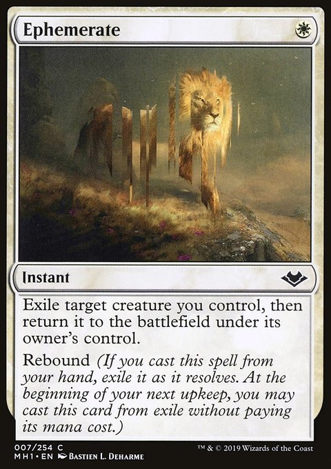 Ephemerate, Modern Horizons #7, Magic: The Gathering card
