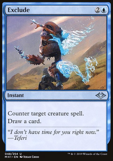 Exclude, Modern Horizons #48, Magic: The Gathering card
