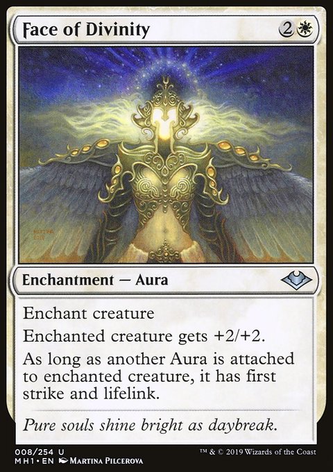 Face of Divinity, Modern Horizons #8, Magic: The Gathering card