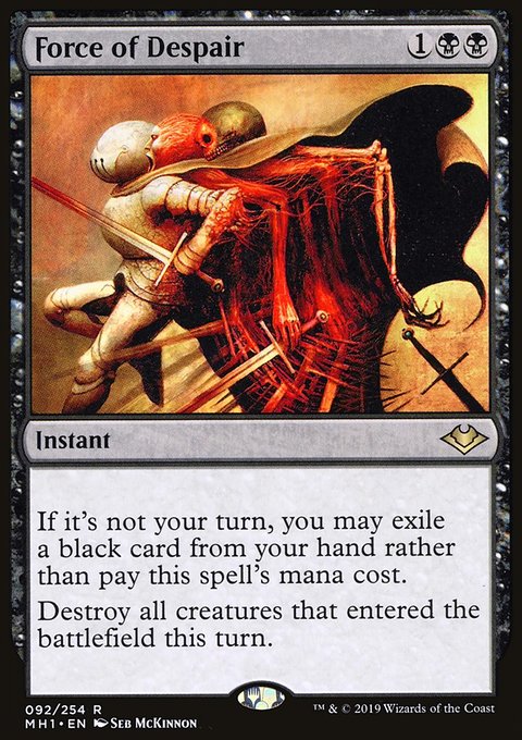 Force of Despair, Modern Horizons #92, Magic: The Gathering card