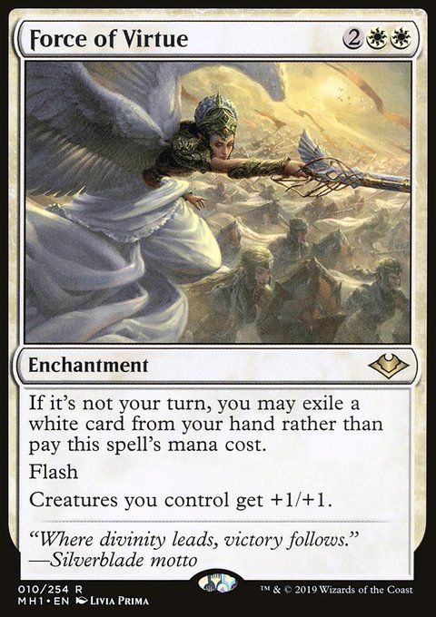 Force of Virtue, Modern Horizons #10, Magic: The Gathering card
