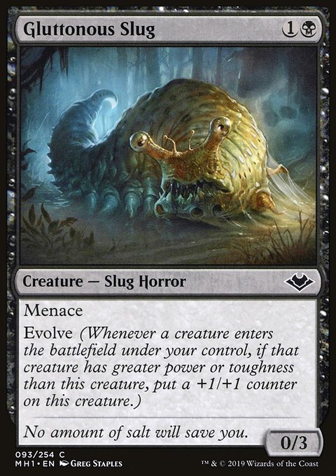 Gluttonous Slug, Modern Horizons #93, Magic: The Gathering card