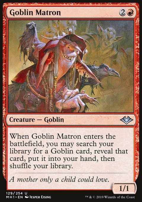 Goblin Matron, Modern Horizons #129, Magic: The Gathering card