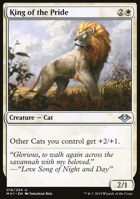 King of the Pride, Modern Horizons #16, Magic: The Gathering card