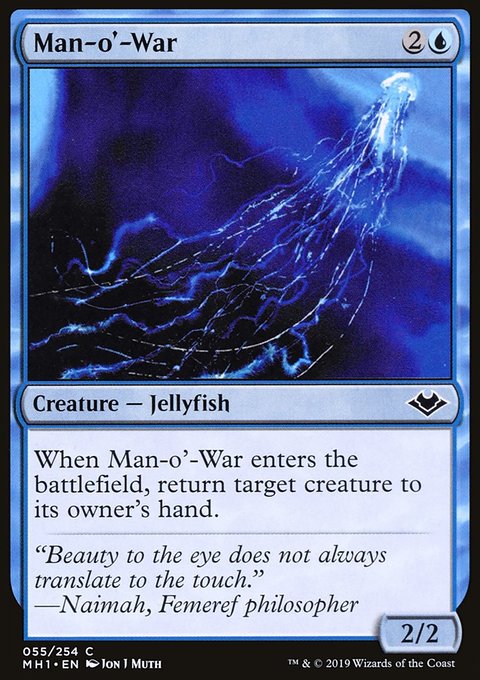 Man-o'-War, Modern Horizons #55, Magic: The Gathering card