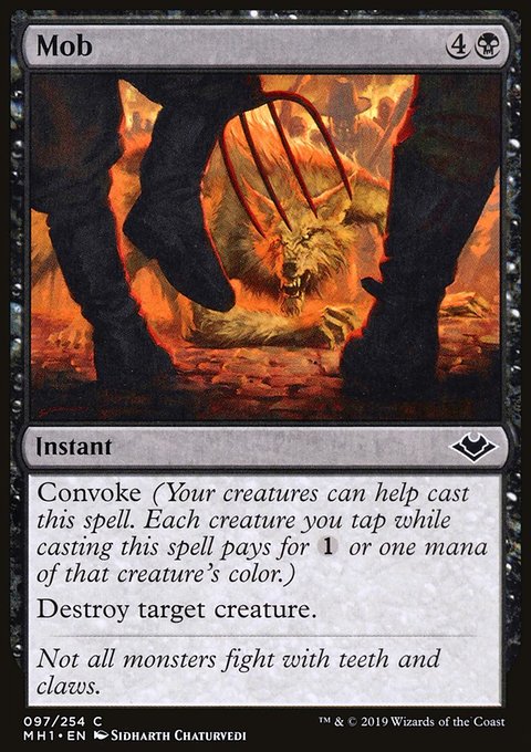 Mob, Modern Horizons #97, Magic: The Gathering card