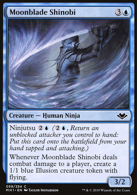 Moonblade Shinobi, Modern Horizons #59, Magic: The Gathering card