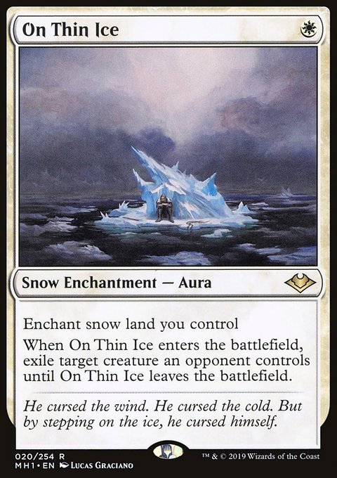 On Thin Ice, Modern Horizons #20, Magic: The Gathering card
