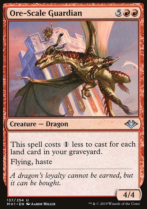 Ore-Scale Guardian, Modern Horizons #137, Magic: The Gathering card